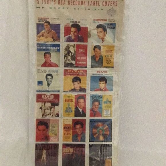 Elvis Presley label cover collector stamps  - Picture 4 of 7